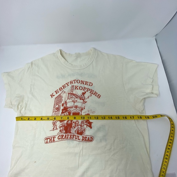 Extremely rare Grateful Dead tee NRPS thin worn & one of a kind Buffalo NY 1973 - Picture 4 of 16